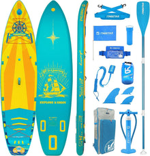 Aufblasbares Stand Up Paddling Board 86cm/89cm Extrabreit - SUP Board