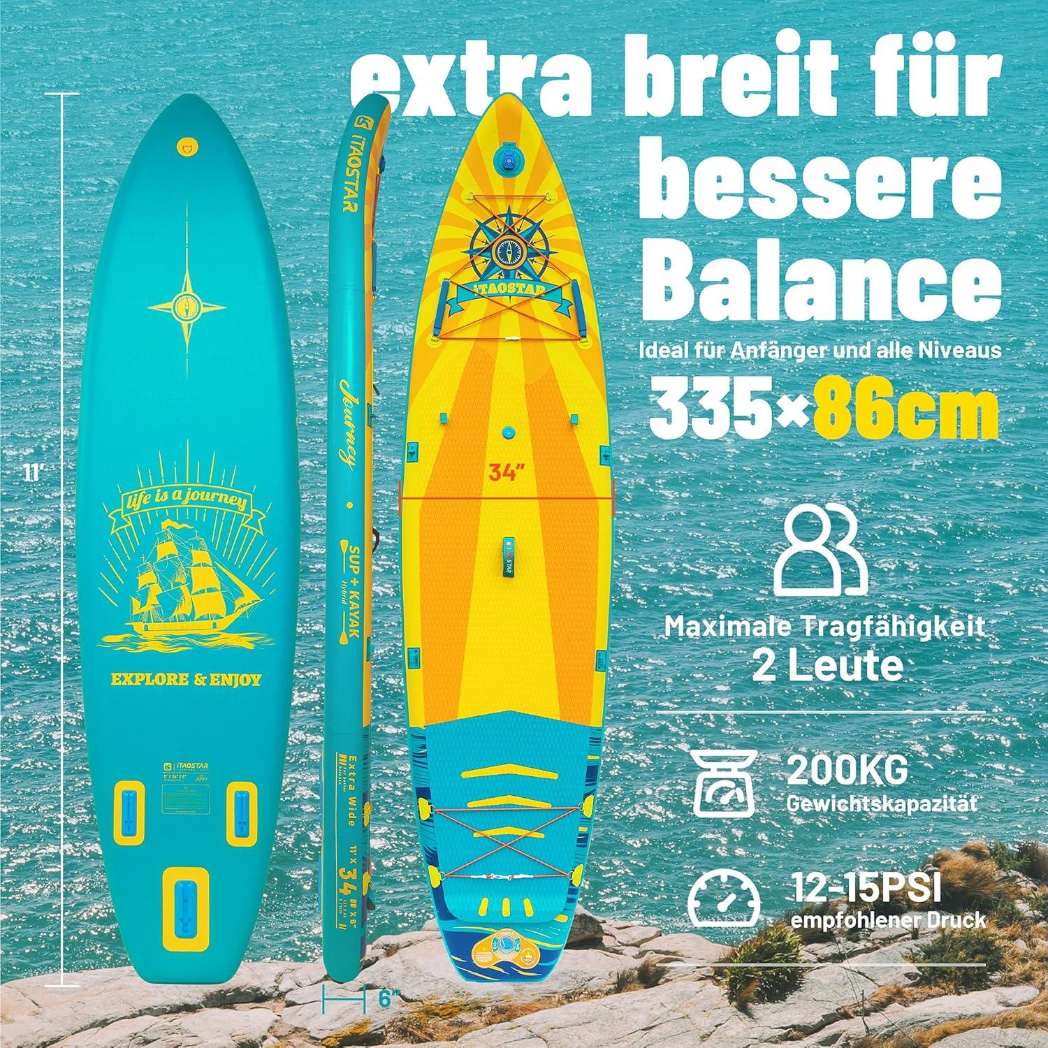 iTAOSTAR Journey Stand Up Paddling Board 86cm/89cm