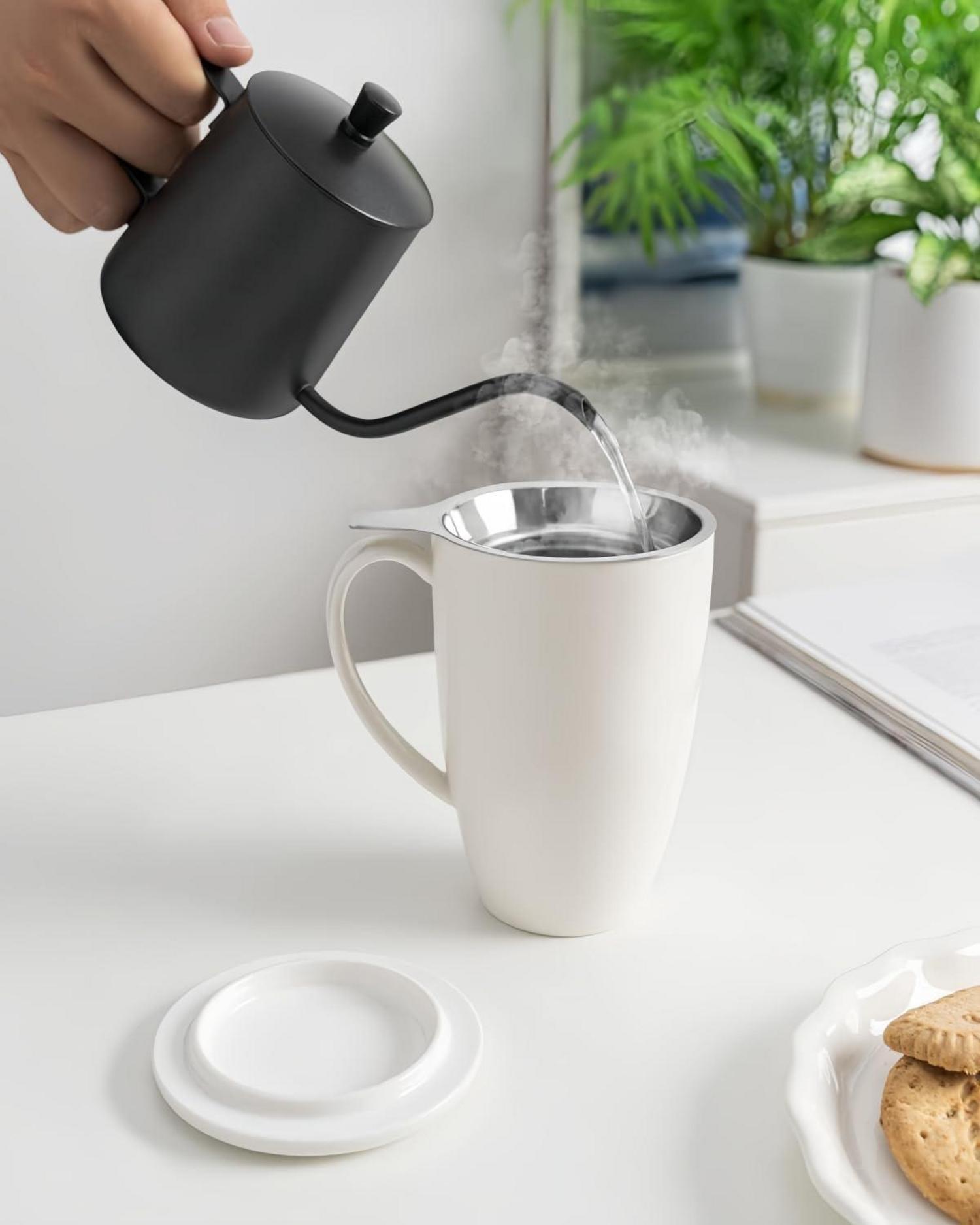 Porzellan Teetasse Mit Deckel Und