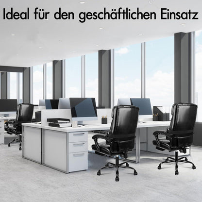 Bürostuhl ALFORDSON ergonomisch Hochlehner 150° Liegeposition Netzgewebe Rollen