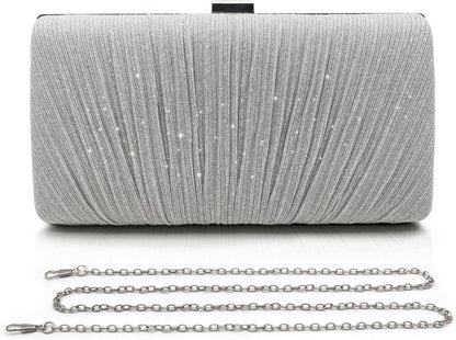 Glitzer Clutch Abendtasche Elegante Handtasche für Hochzeit Party