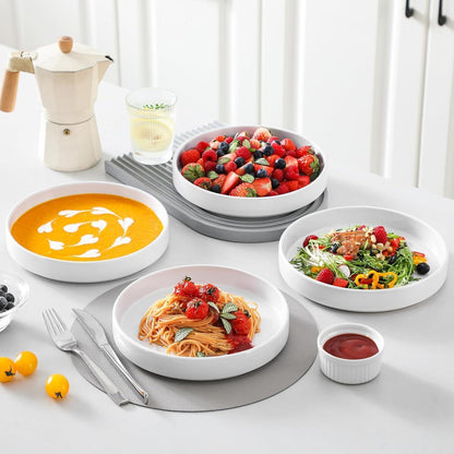Keramik Suppenschalen Set, 34 oz große Salatschalen