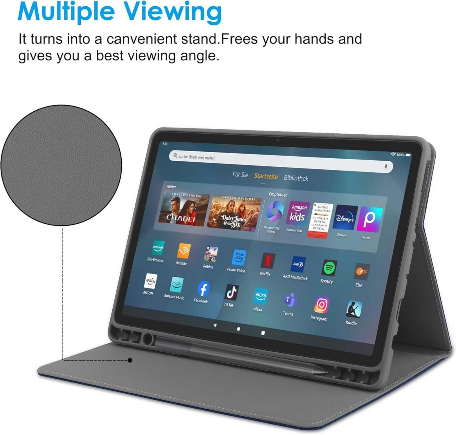 Schutzhülle für Amazon Fire HD 10 & 10 Plus Kids Blau