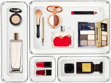 Schubladen Ordnungssystem 4-teilig für Schreibtisch, Make-up, Schmuck