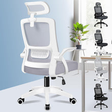Ergonomischer Bürostuhl mit Lordosenstütze, neigbar & hochklappbare