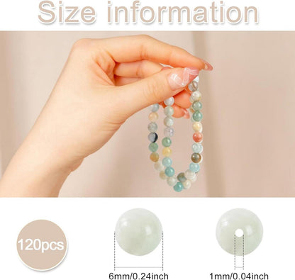 Natürliche Amazonit Perlen 6mm Edelstein DIY Schmuck 120