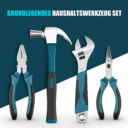 206tlg Sundpey Werkzeugkoffer mit 12V Akku Bohrschrauber LED