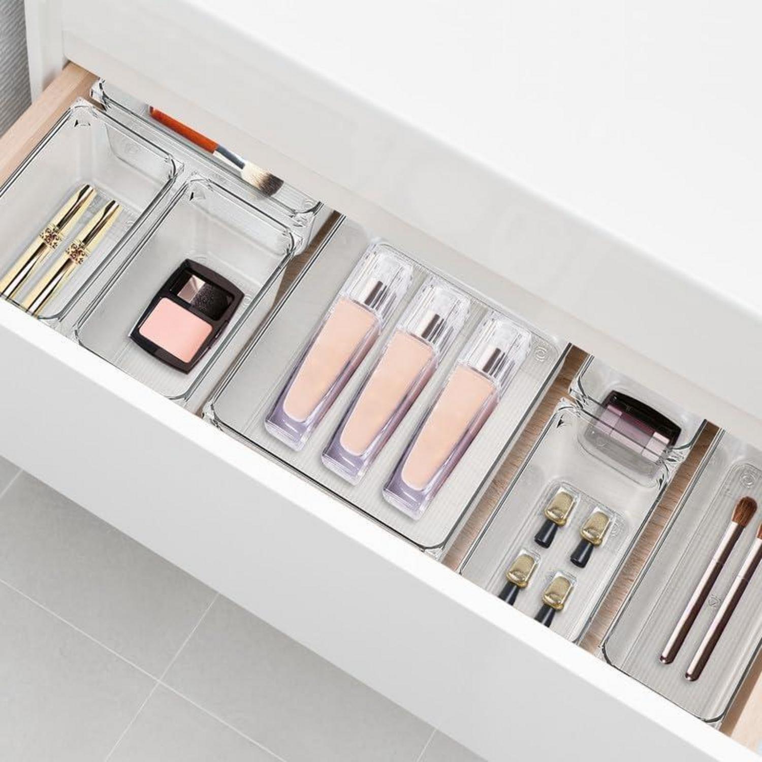 Ravinte Schubladen Ordnungssystem 25 Stücke 4 Größen Acryl Organizer Anti-Rutsch-Pads