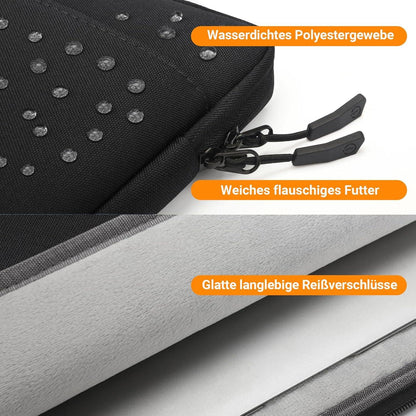 TECOOL 15,6 Zoll Laptop Hülle Tasche für Acer Asus Dell Lenovo HP Chromebook Schwarz