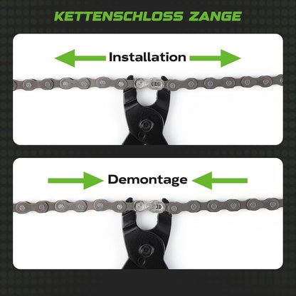 Ventvinal Fahrrad Werkzeug Set 2.0 mit Kettennieter und Kettenschloss Zange