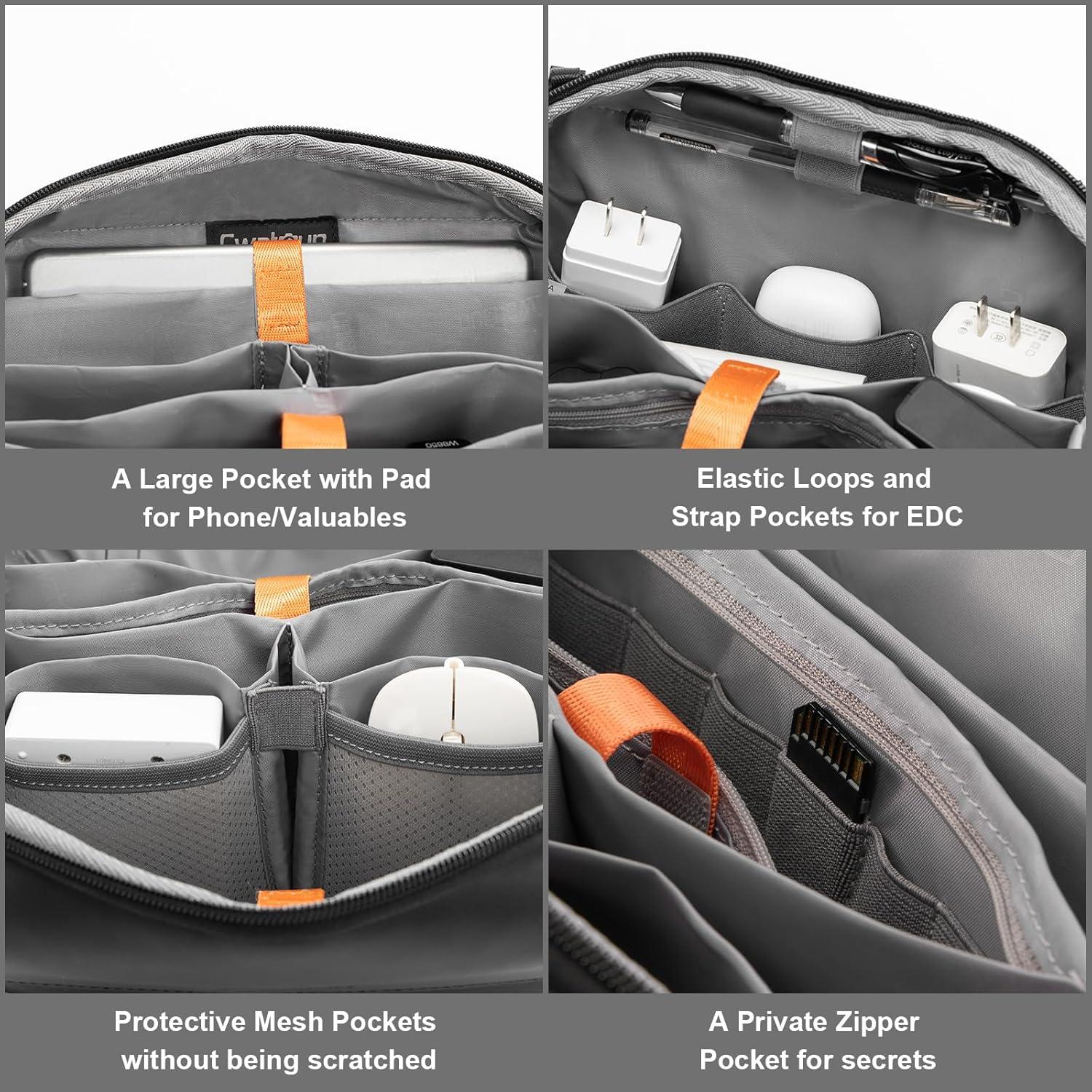 Kabeltasche Organizer Tasche für elektronisches Zubehör iPad Mini