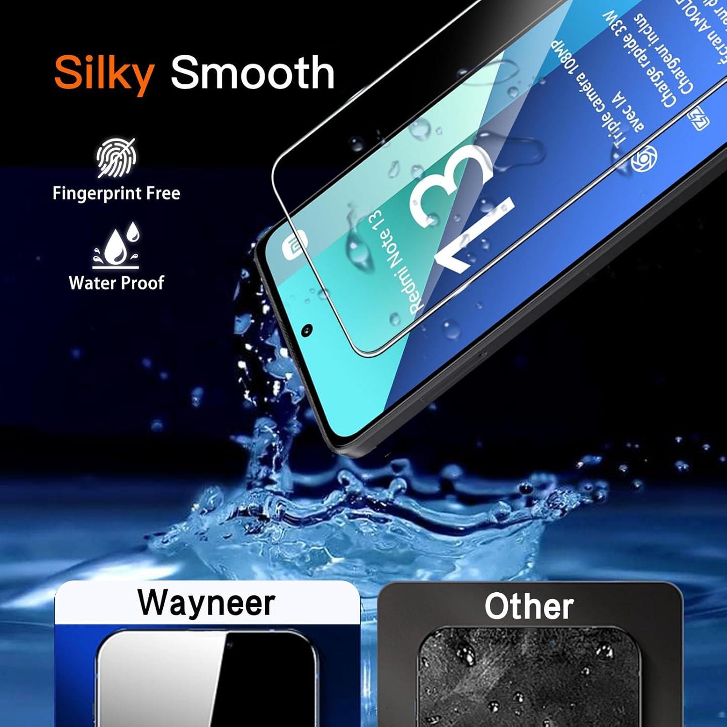 Schutzfolie Xiaomi Redmi Note 13 4G Panzerglas 3 Stück Display Schutz