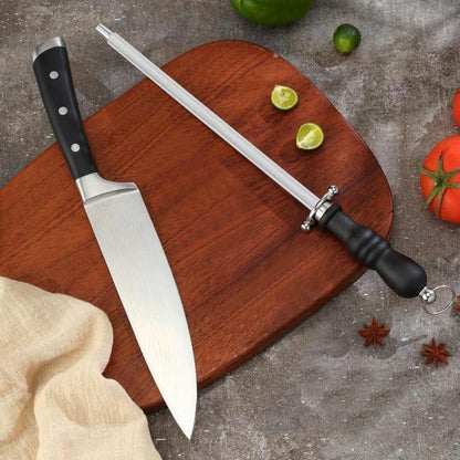Profi Wetzstahl 26cm Premium Messerschärfer Ergonomisch Geformt