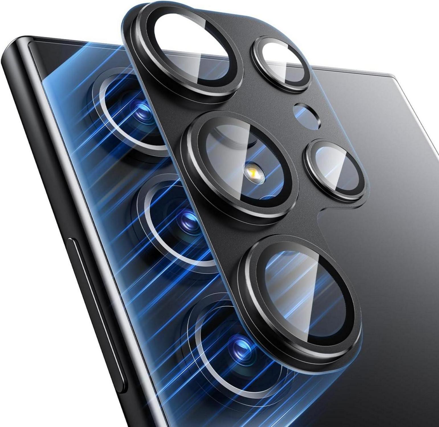 Kameraschutz Samsung Galaxy S24 Ultra 5G Schwarz 9H Härte Glas