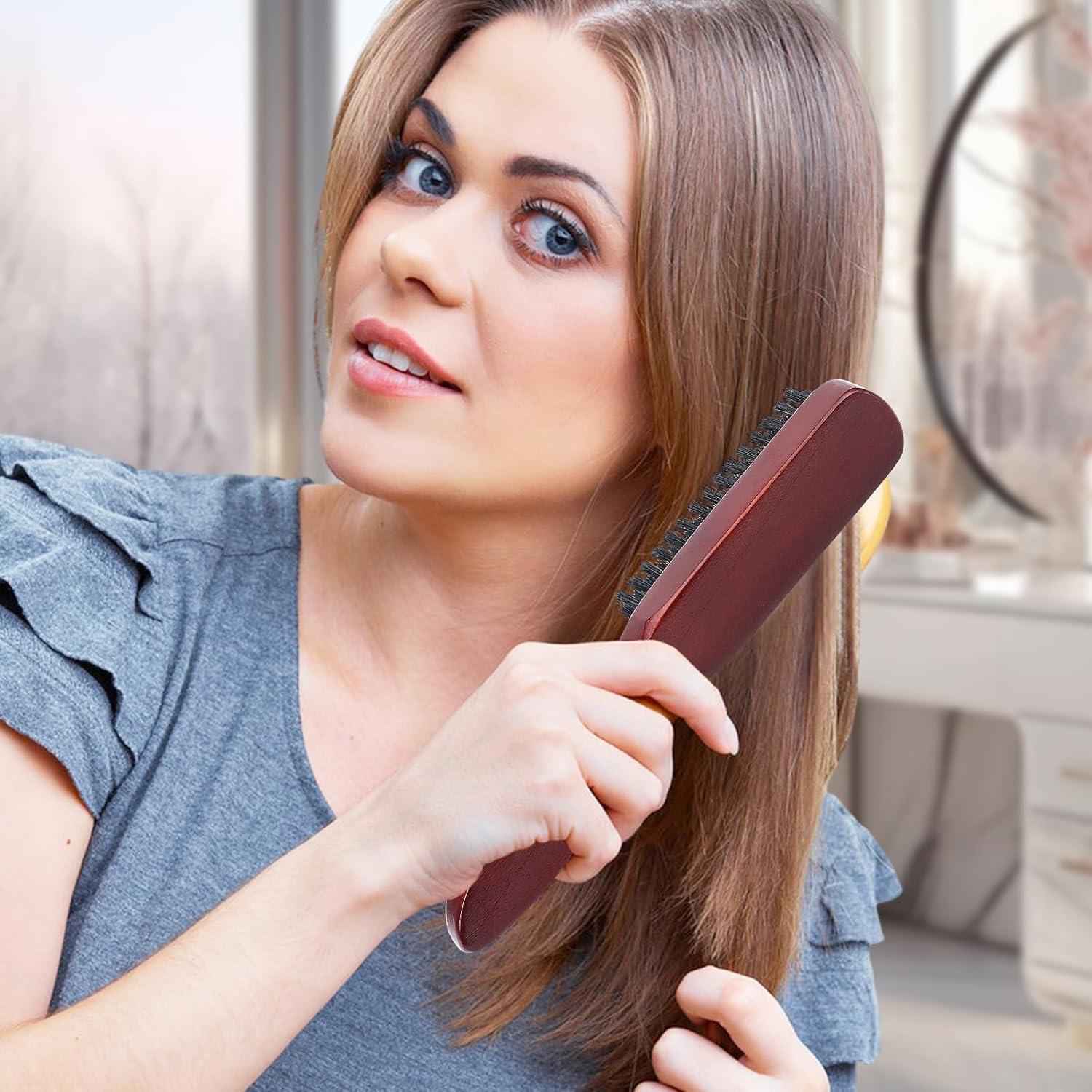 5er Set Edges Brush Sleek Bun Bürste Haar Bart Pinsel Haarbürste