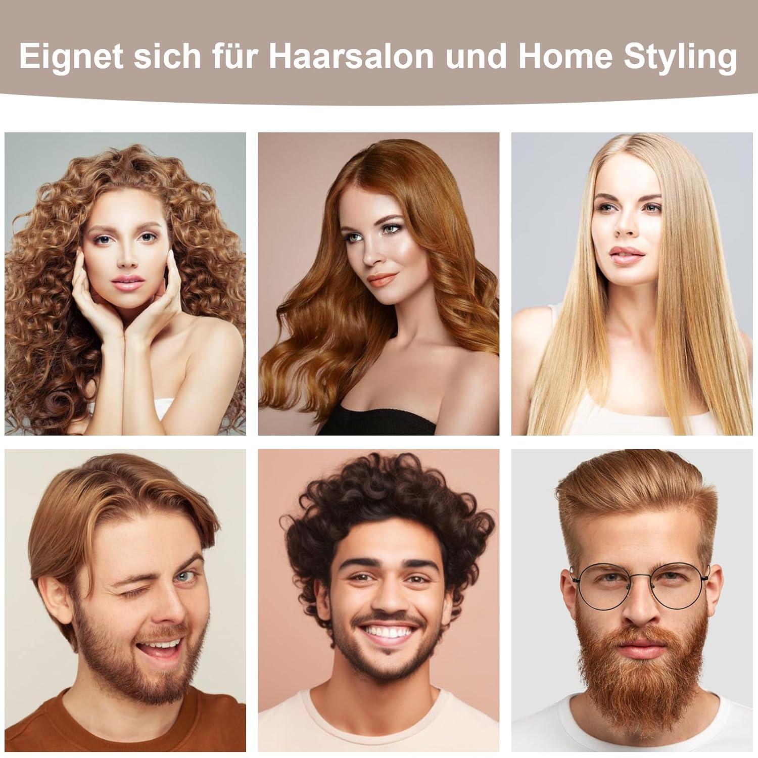 Edges Brush Set: 5er Bürsten-Set für Sleek Zopf & Bartpflege