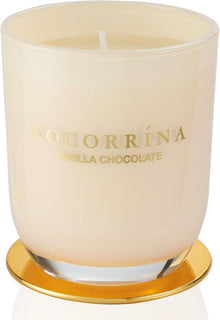 Duftkerze Vanille-Schokolade im Glas 180g - Soja, 40h-Brenndauer