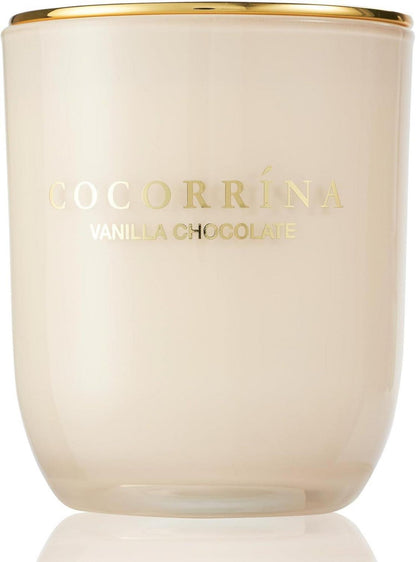 Vanille-Schokolade Duftkerze im Glas - 180g, 40 Stunden