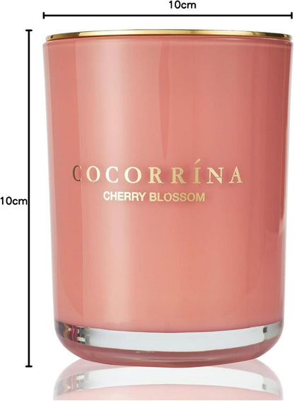 Duftkerze Kirschblüte 46h Brenndauer Sojakerze 420g Glas