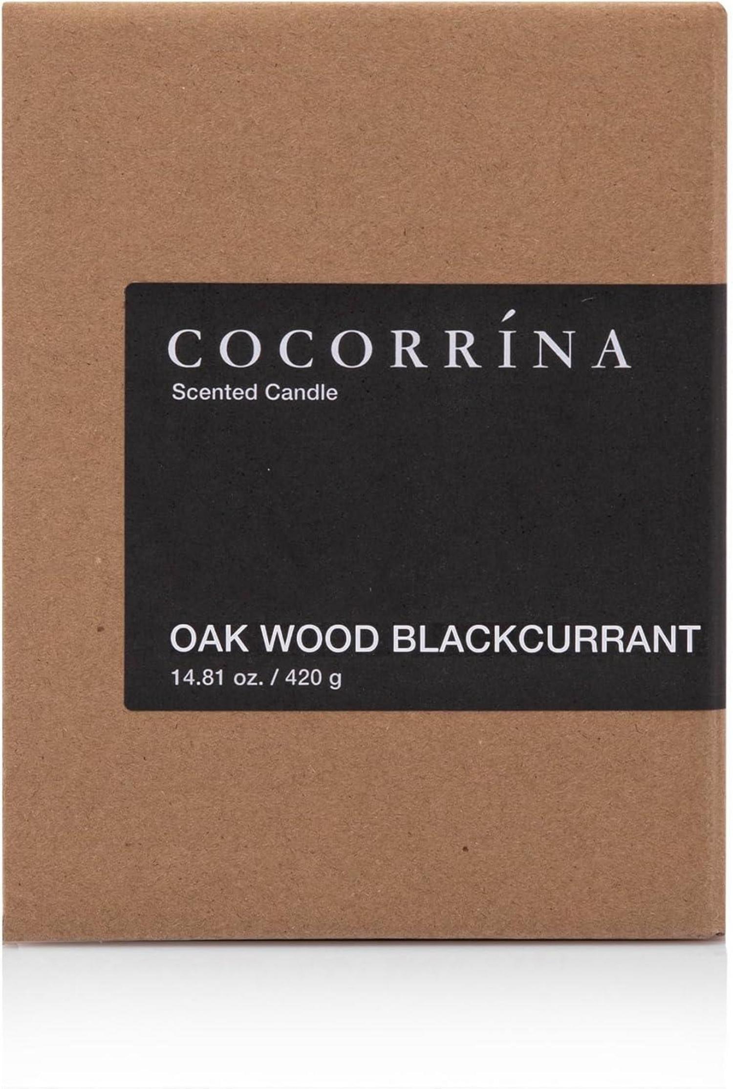 Cocorrína Duftkerze Eichenholz Schwarze Johannisbeere 420g 2-Docht Soy-Kerze