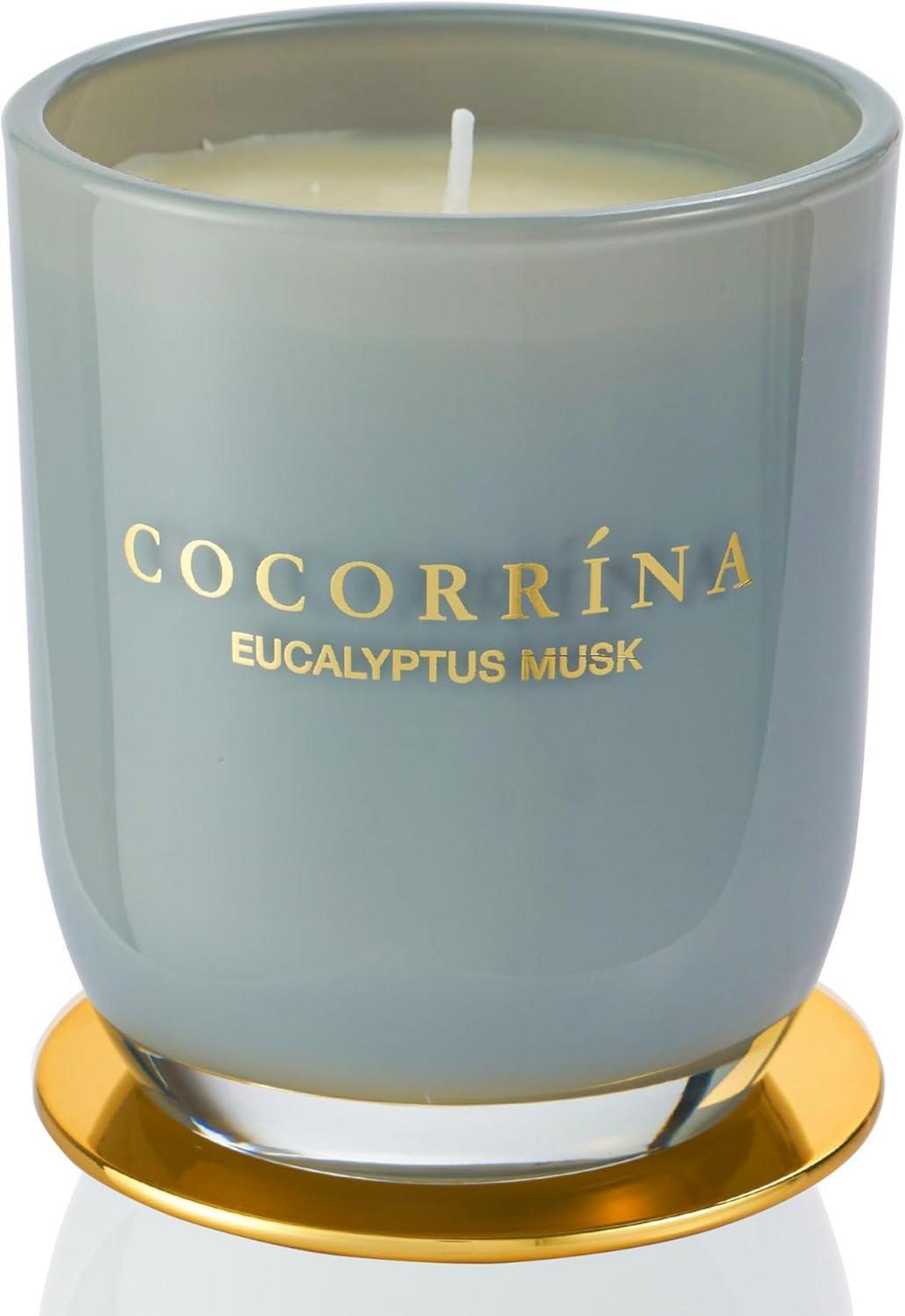 Duftkerze im Glas Eukalyptus Moschus 180g - Natürliche Soja Kerze