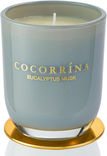 Duftkerze im Glas Eukalyptus Moschus 180g - Natürliche Soja Kerze