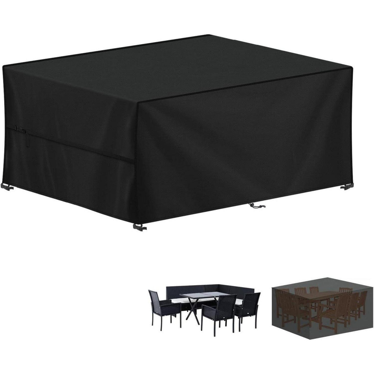 Wasserdichte Gartenmöbel Abdeckhaube 420D Oxford 180x100x75cm
