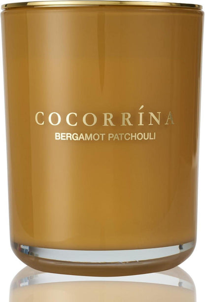 Duftkerze im Glas - Bergamotte Patchouli, Natürliche