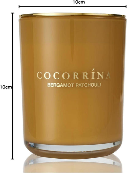 Duftkerze im Glas Bergamotte Patchouli 420g 2 Dochte bis zu 46 Stunden