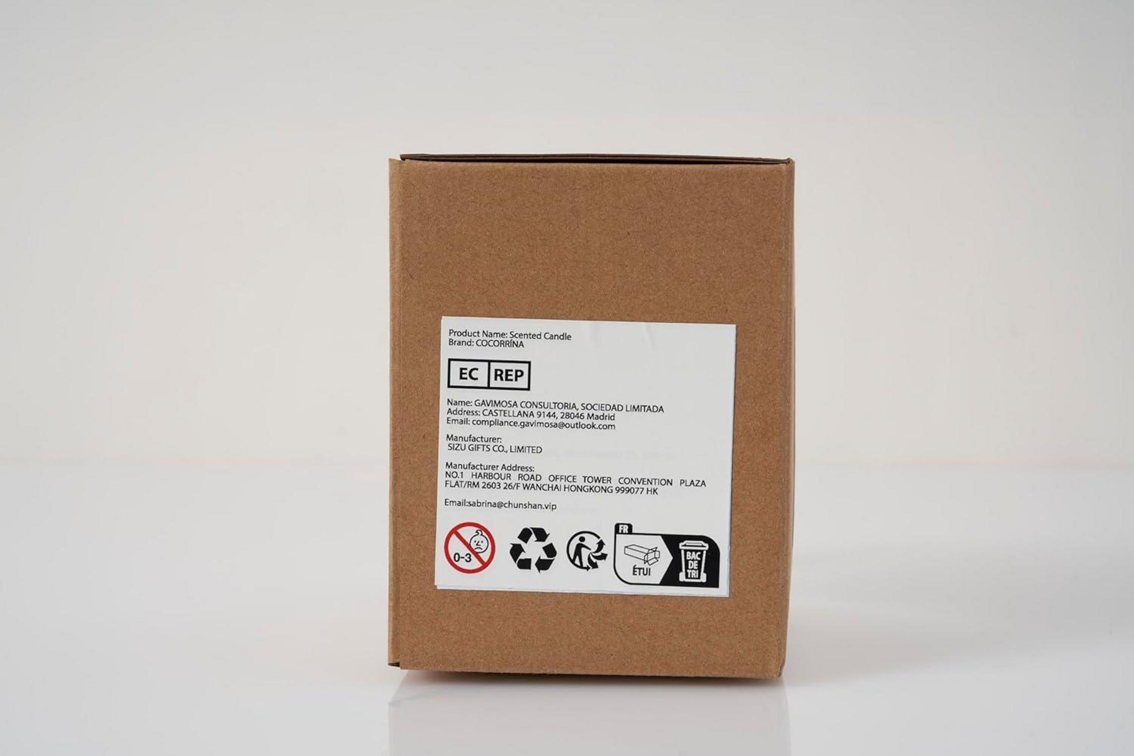 Duftkerze Veilchen Sandelholz im Glas 420g - Soja-Kerze mit 2 Dochten