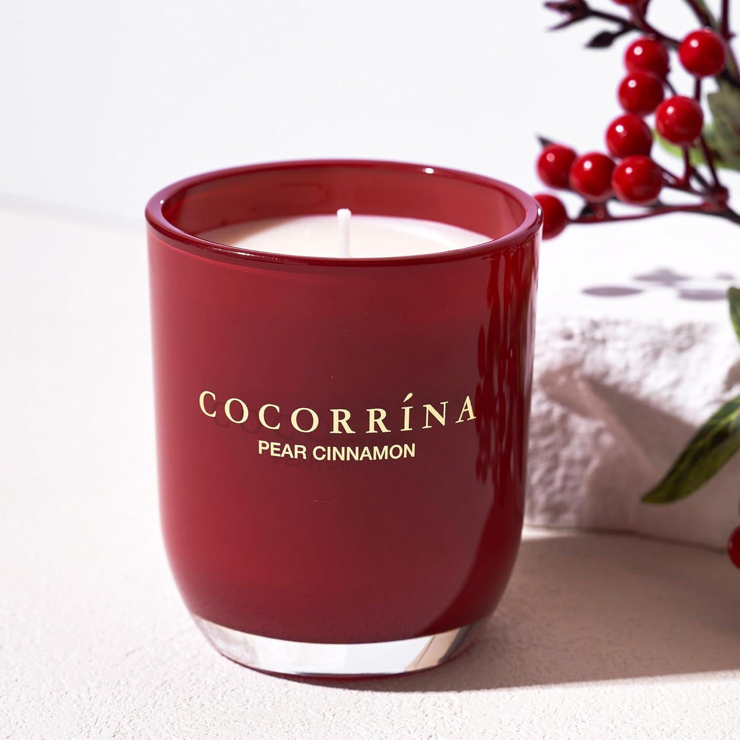 Duftkerze Birne Zimt Sojawachs Geschenk 180g Weihnachten