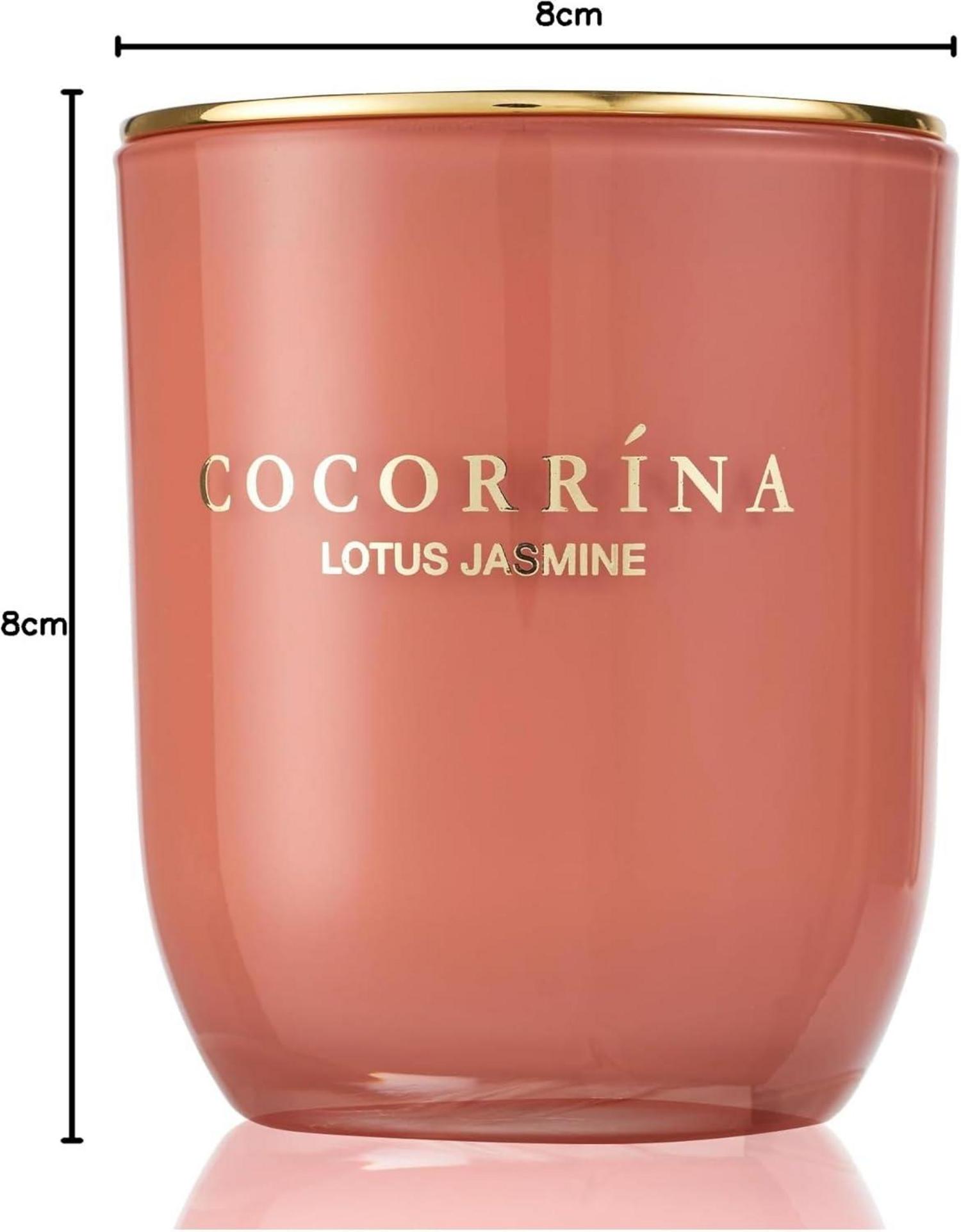 Cocorrína Candle Duftkerze Lotus Jasmin 180g Soy Kerze 40h Weihnachten