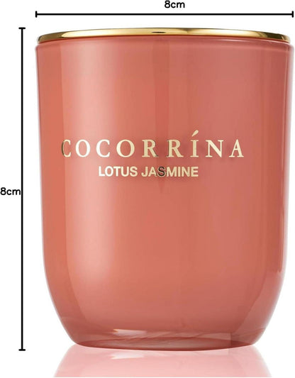 Cocorrína Candle Duftkerze Lotus Jasmin 180g Soy Kerze 40h Weihnachten