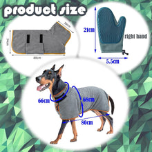 Hundebademantel Saugfähiger Mikrofaser Bademantel