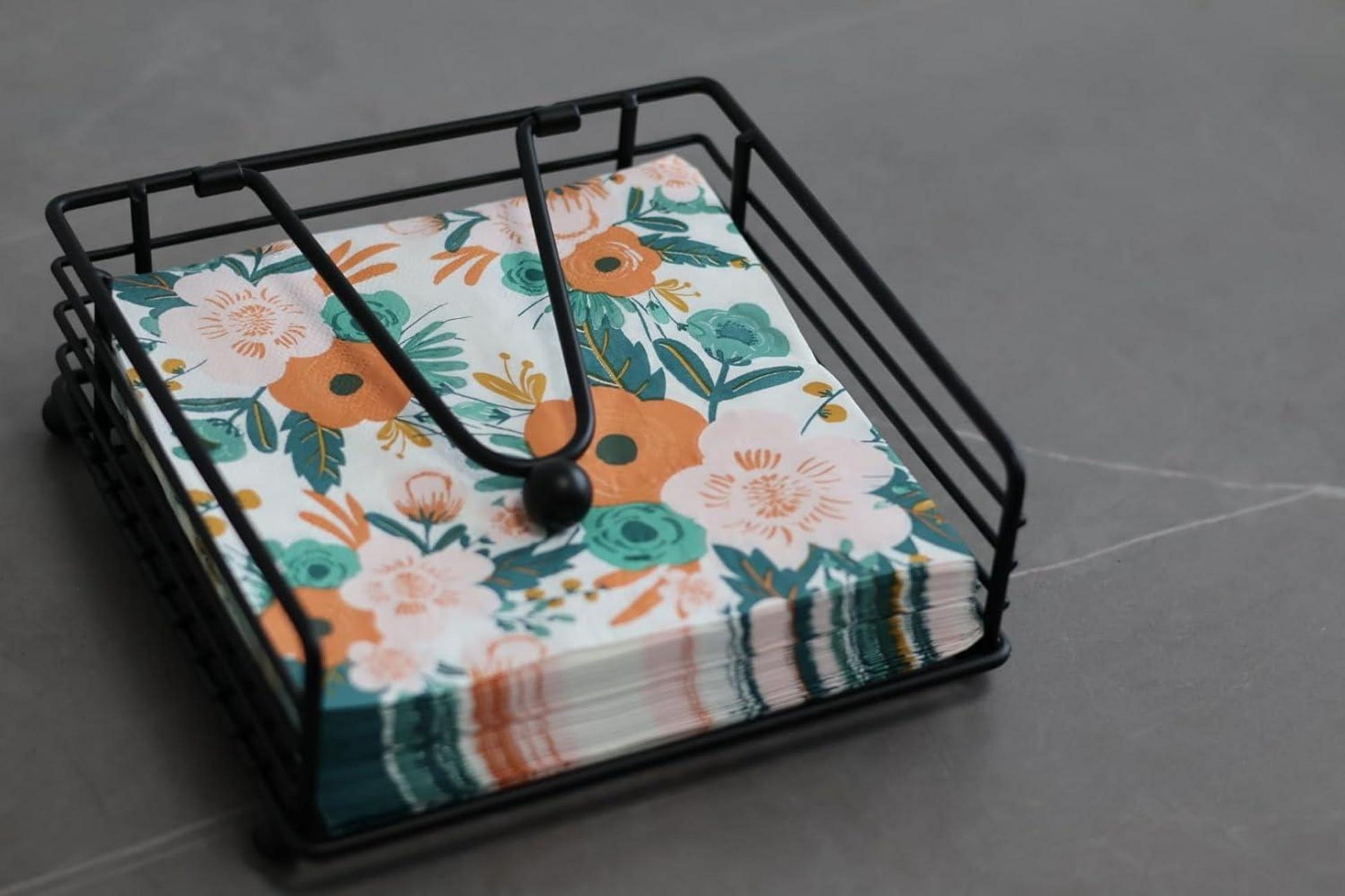 Serviettenhalter mit Hebelarm für Küchen & Partys - Metall_design