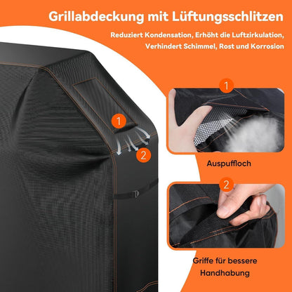 Grillabdeckung 600D Oxford-Stoff, Gasgrill Schutzhülle