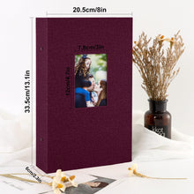 Fotobuch Leinen 300 Taschen 10x15 violett für