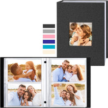 Fotobuch 10x15 Schwarz 200 Taschen Leinen Einsteckalbum