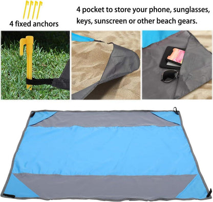 Picknickdecke Wasserdicht 275x305cm Strandmatte Campingdecke Sandfrei