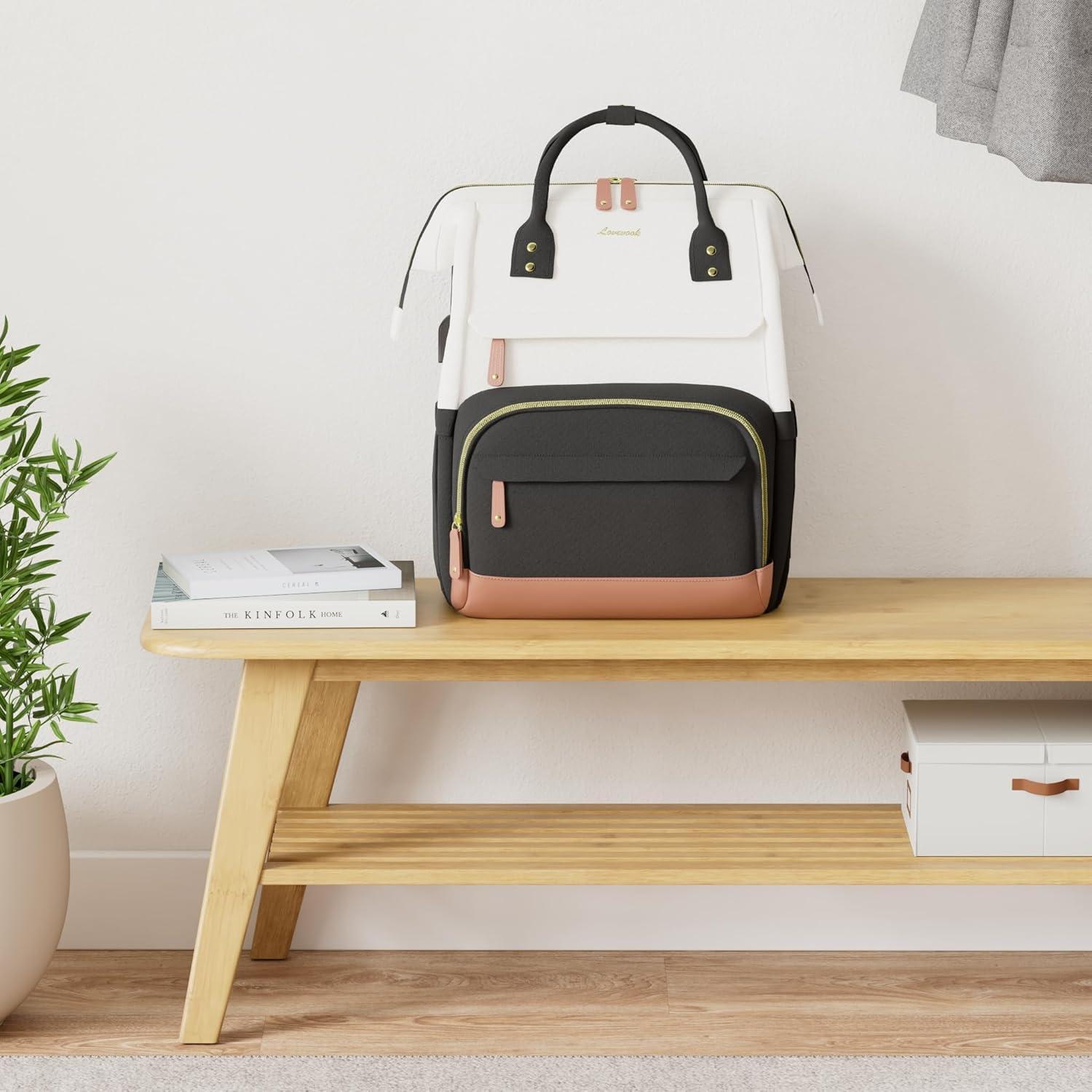 Damen Laptop Rucksack 15.6 Zoll Wasserdicht Mädchen Schule