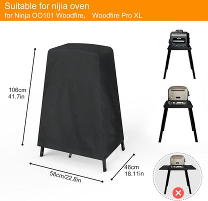 Abdeckung für Ninja Woodfire Pizzaofen mit Befestigungsband