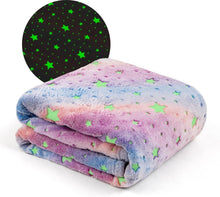 Kuscheldecke Glow In The Dark für Kinder Mädchen 130x170cm
