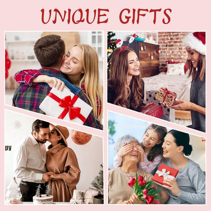 Ewige Rose Geschenkbox Rosen Halskette Ohrringe 925 Silber