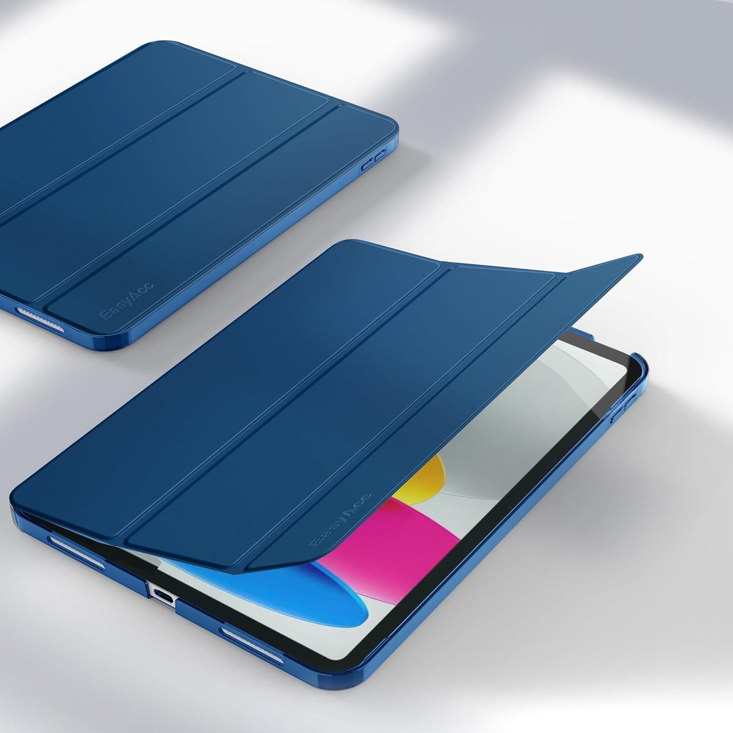 EasyAcc iPad 10.9 Zoll Hülle Meerblau ultra-dünn & leicht Standfunktion