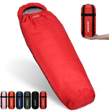 Ultraleichter Mumienschlafsack 3 Jahreszeiten, kompakt & warm