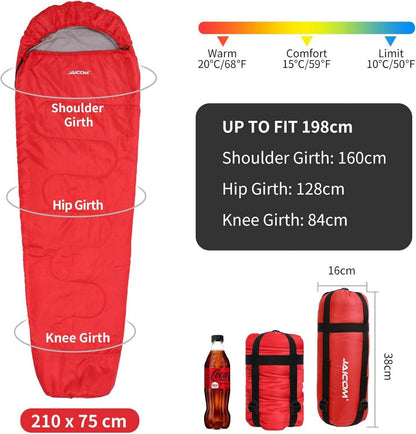 JAICOM Schlafsack Ultraleicht Mumienschlafsack 3