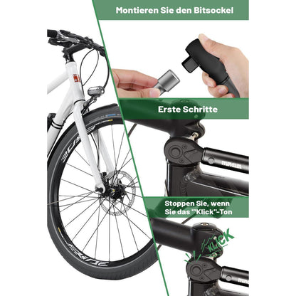 Drehmomentschlüssel Fahrrad 1/4 Zoll 5-25 Nm 37-teiliges Set