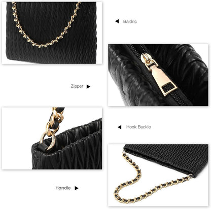 Damen Handtasche Schultertasche PU-Leder Shopper Umhängetasche