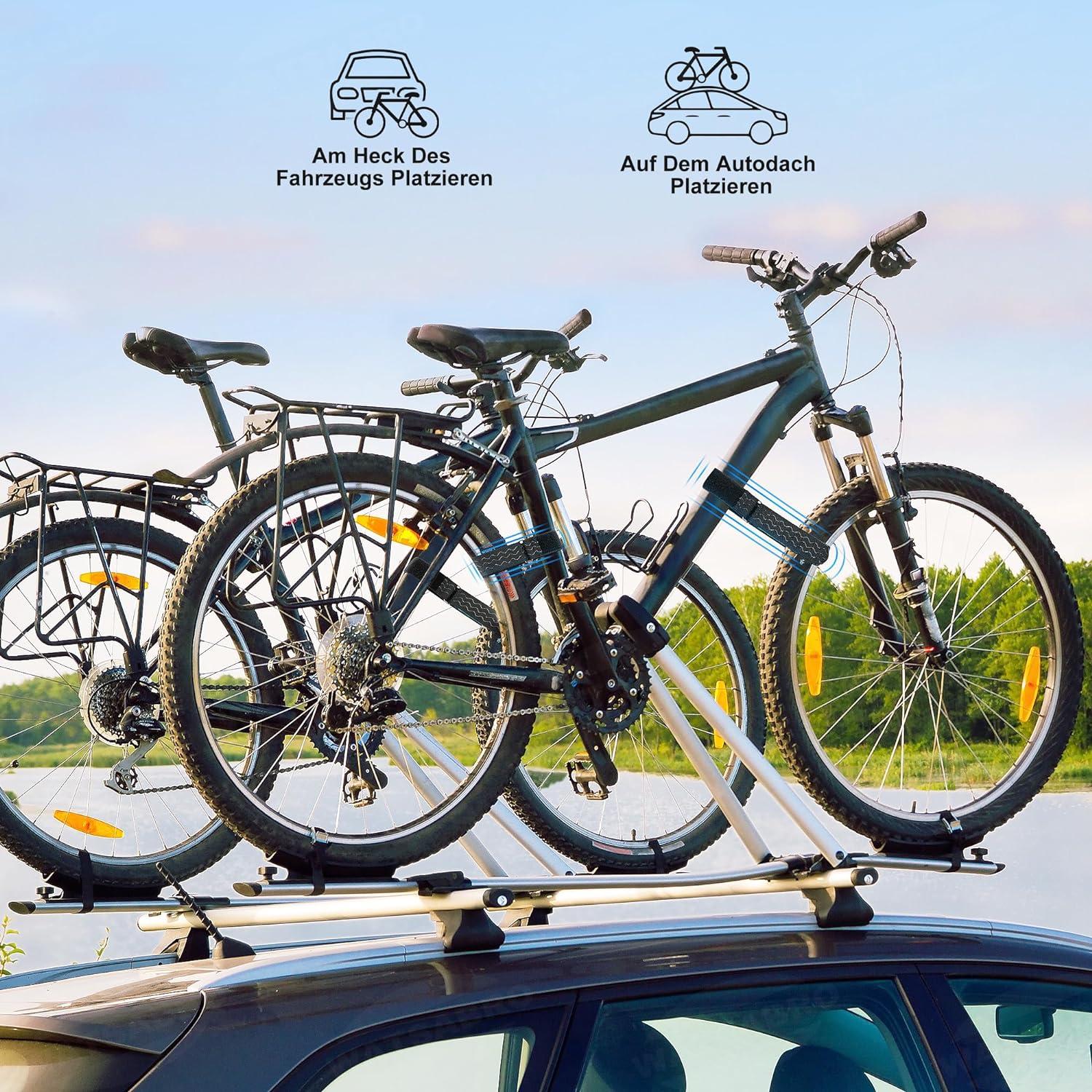 Fahrradträger Gurte 4 Stück Transport Lagerung Zubehör Fixieren Rahmen