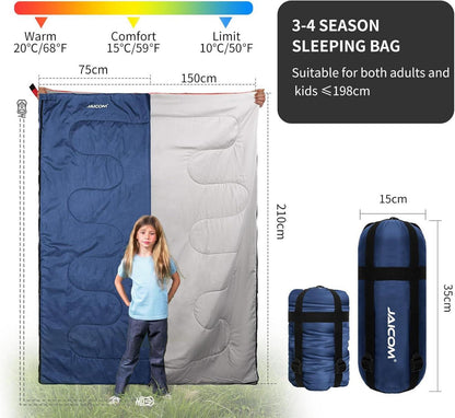 Leichter Deckenschlafsack Kleines Packmaß Sommer Camping